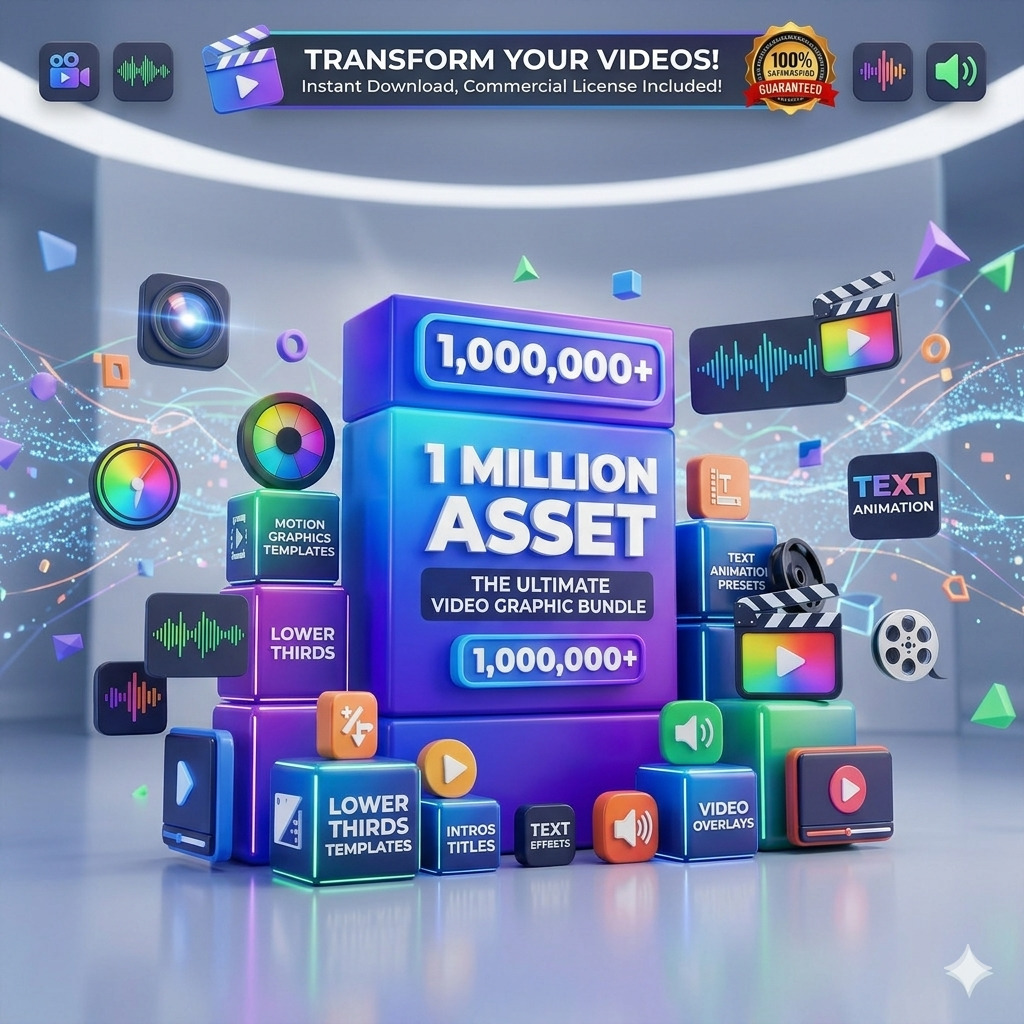 1 Million Asset The Ultimate Video Graphic Bundle