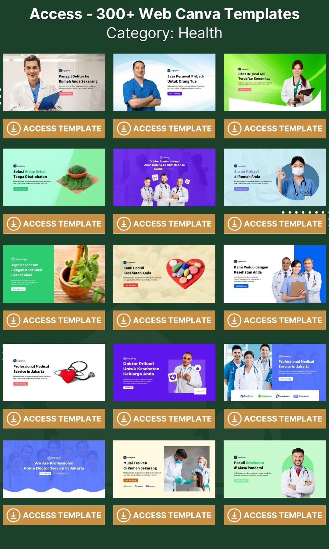 300 Web CANVA Templates - Image 17