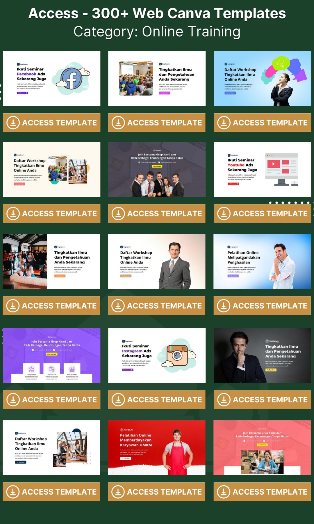 300 Web CANVA Templates - Image 11