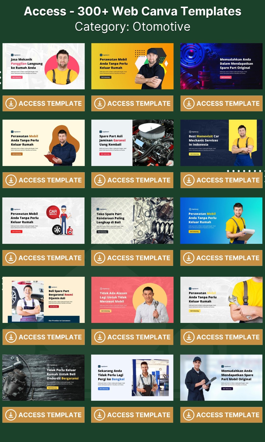 300 Web CANVA Templates - Image 7